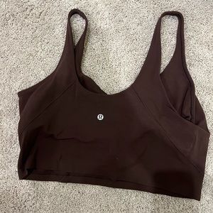 Lulu Lemon Align tank size 14 espresso brown French press